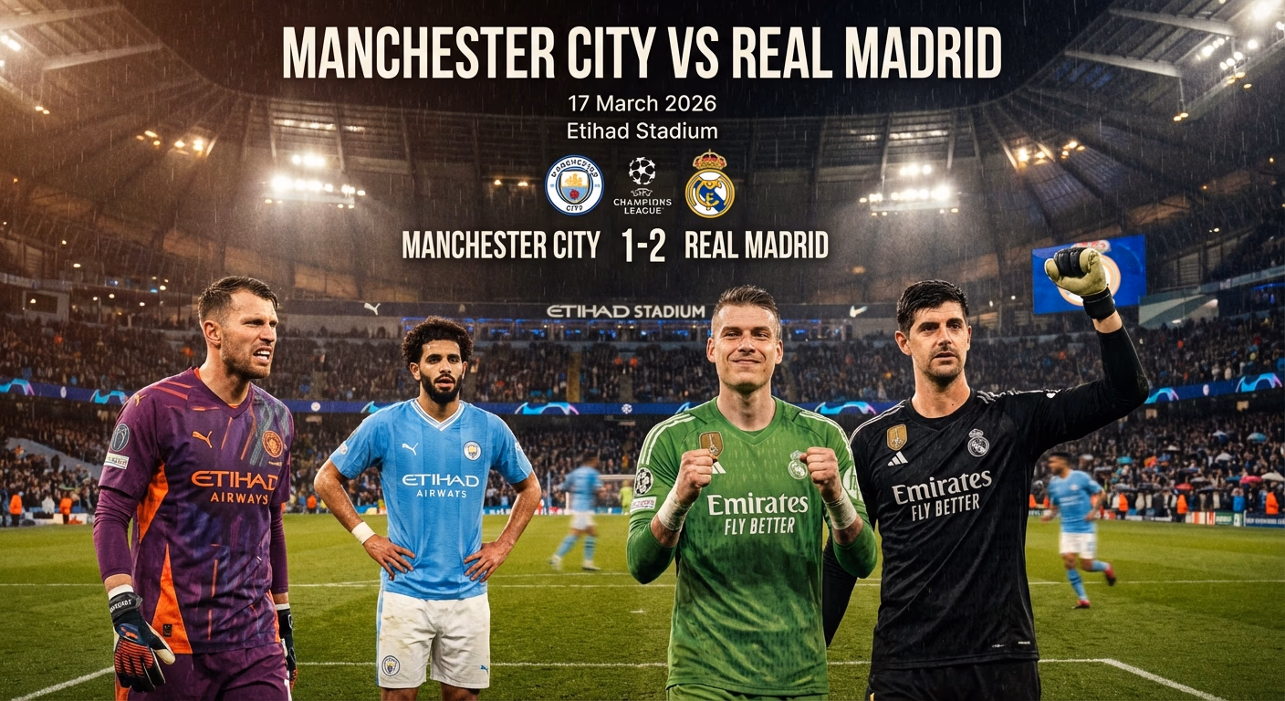 Vinicius Downs Ten-Man City at the Death to Put Madrid in Control