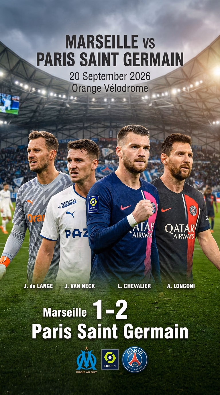 Marseille vs Paris Saint Germain