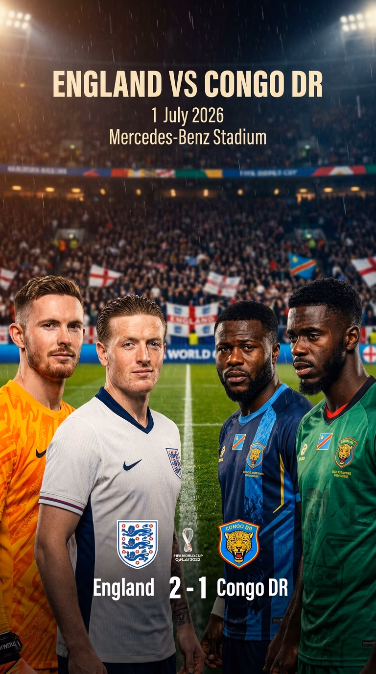 England vs Congo DR