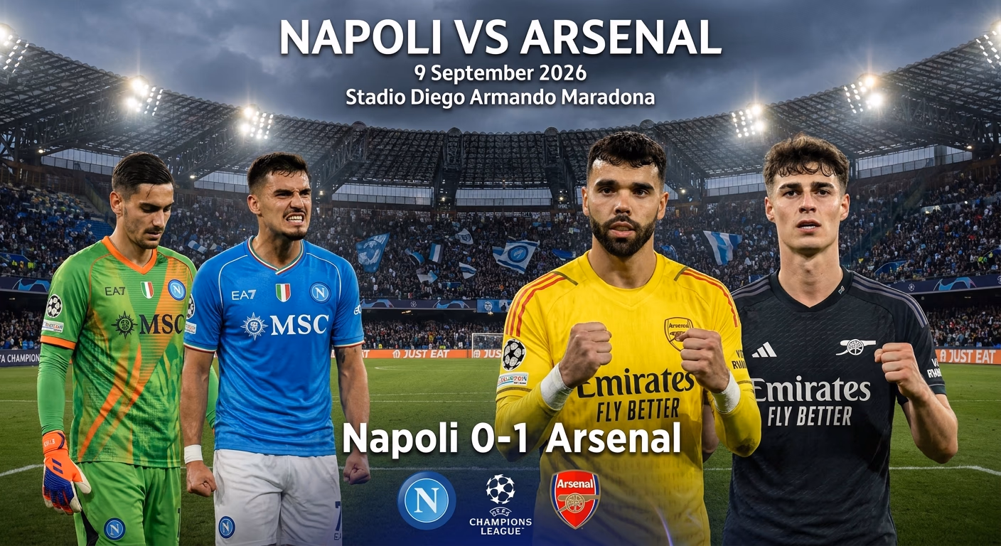 Ødegaard quebra resistência do Napoli para dar ao Arsenal um início perfeito na Europa