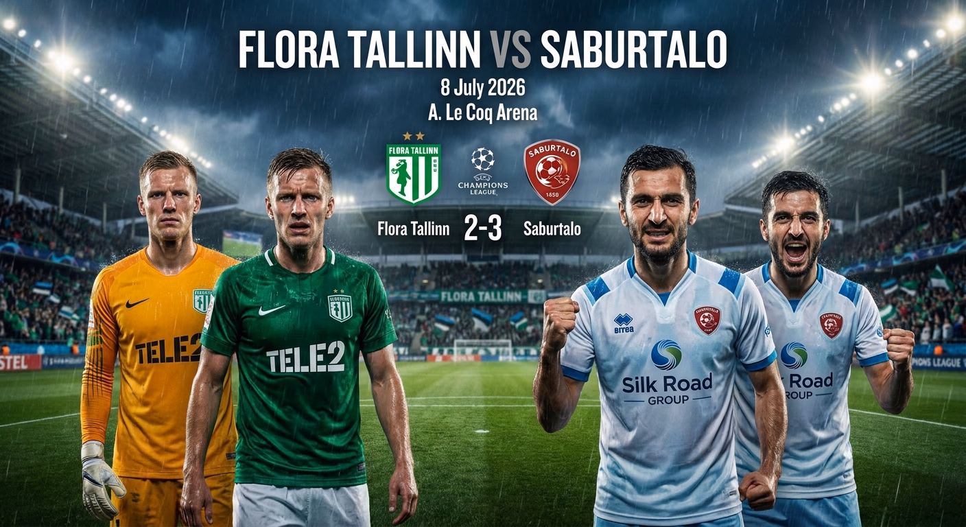 Flora Tallinn vs Saburtalo
