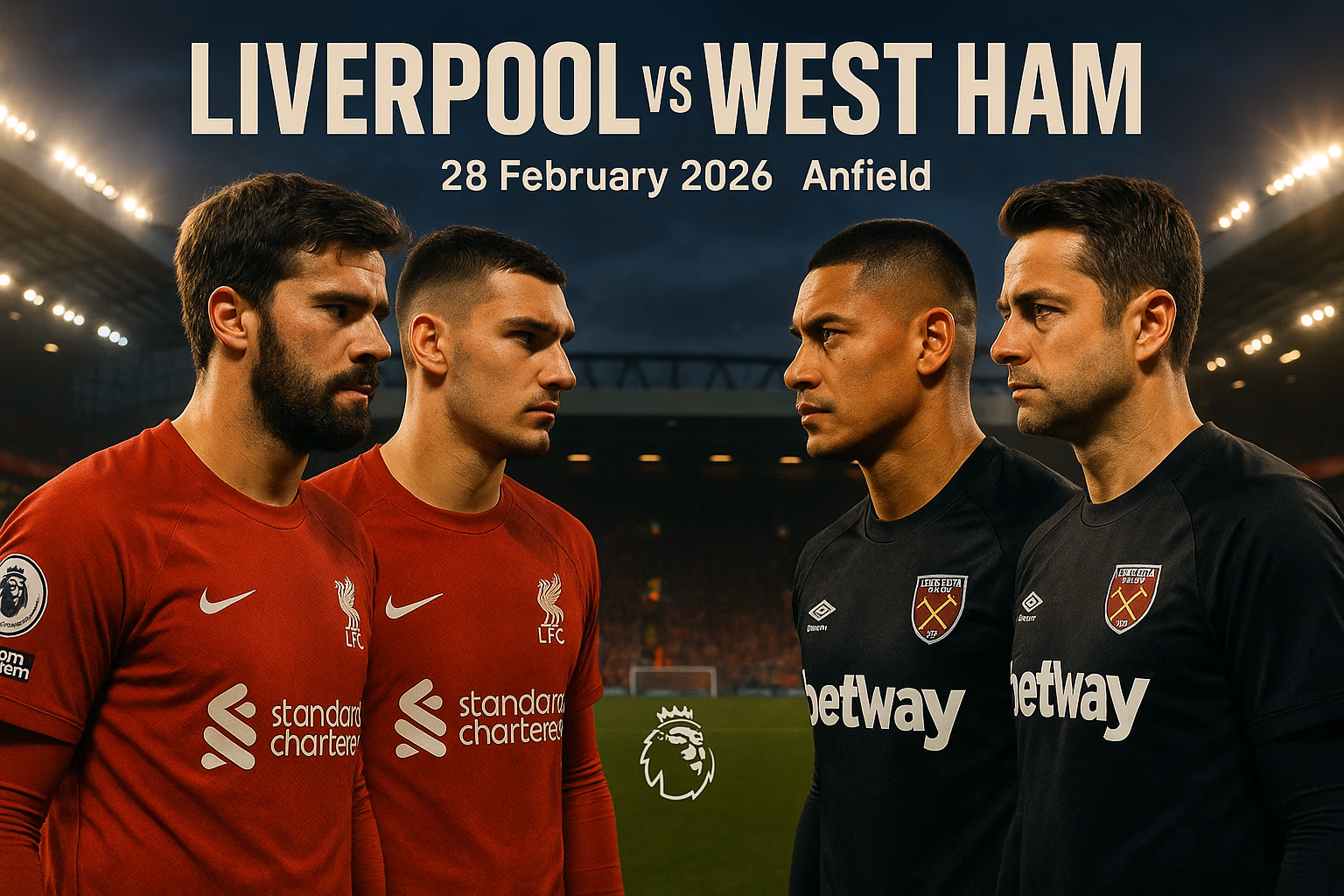 Liverpool target top-four charge with West Ham clinging to safety hopes