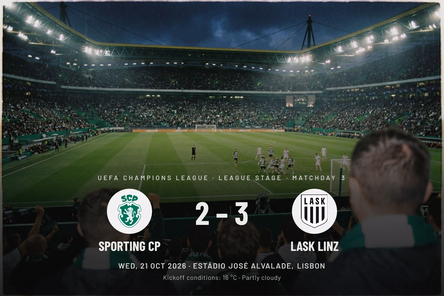 Sporting CP vs Lask Linz