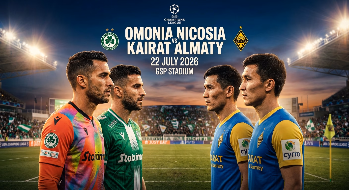 Omonia Nicosia vs Kairat Almaty