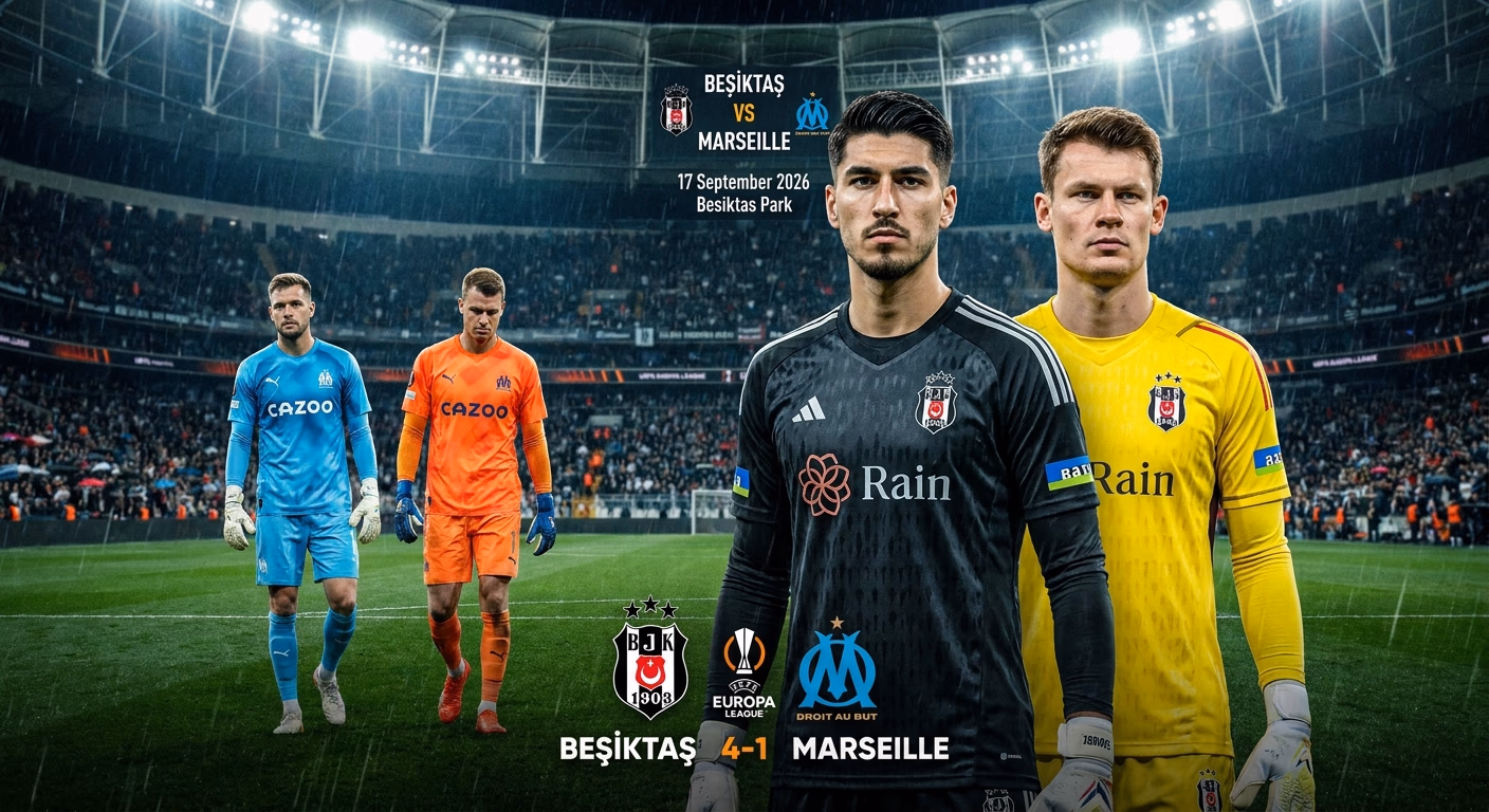 Beşiktaş Envia Alerta Precoce na Liga Europa com Goleada de Quatro em Marseille