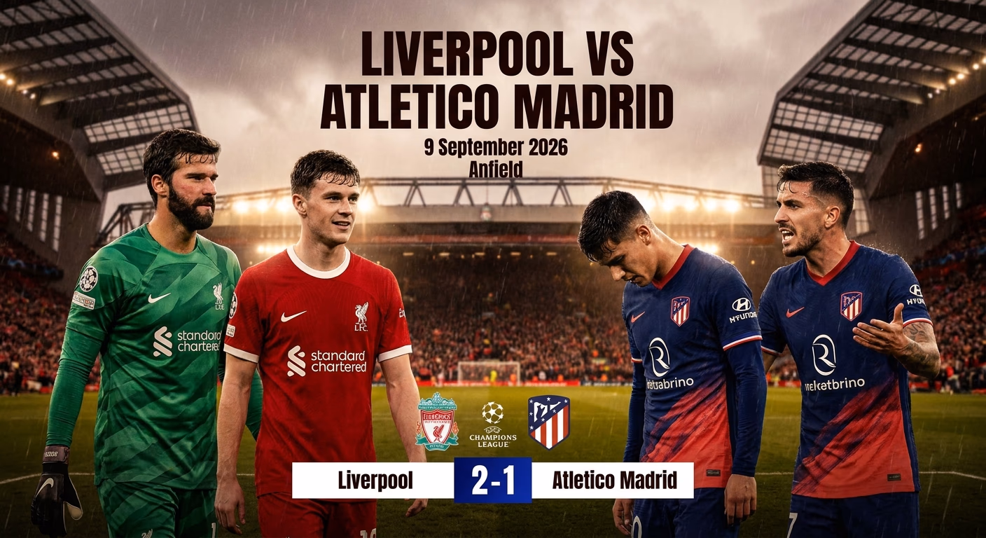 Liverpool retoma força e afunda o Atletico na abertura da Champions em Anfield
