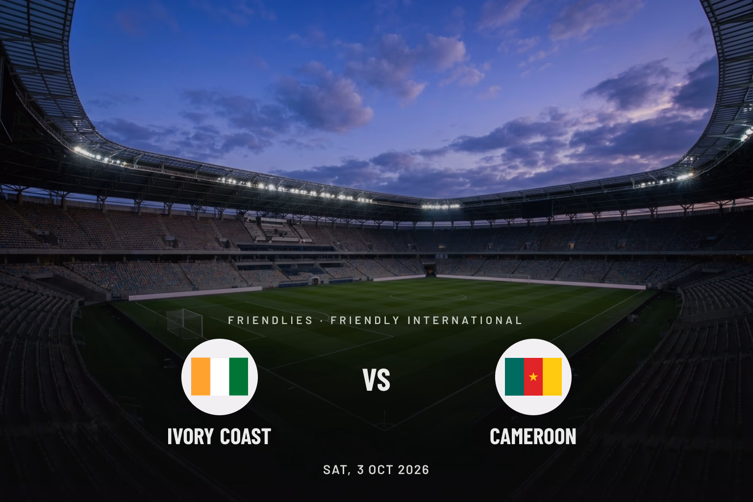 Ivory Coast vs Cameroon