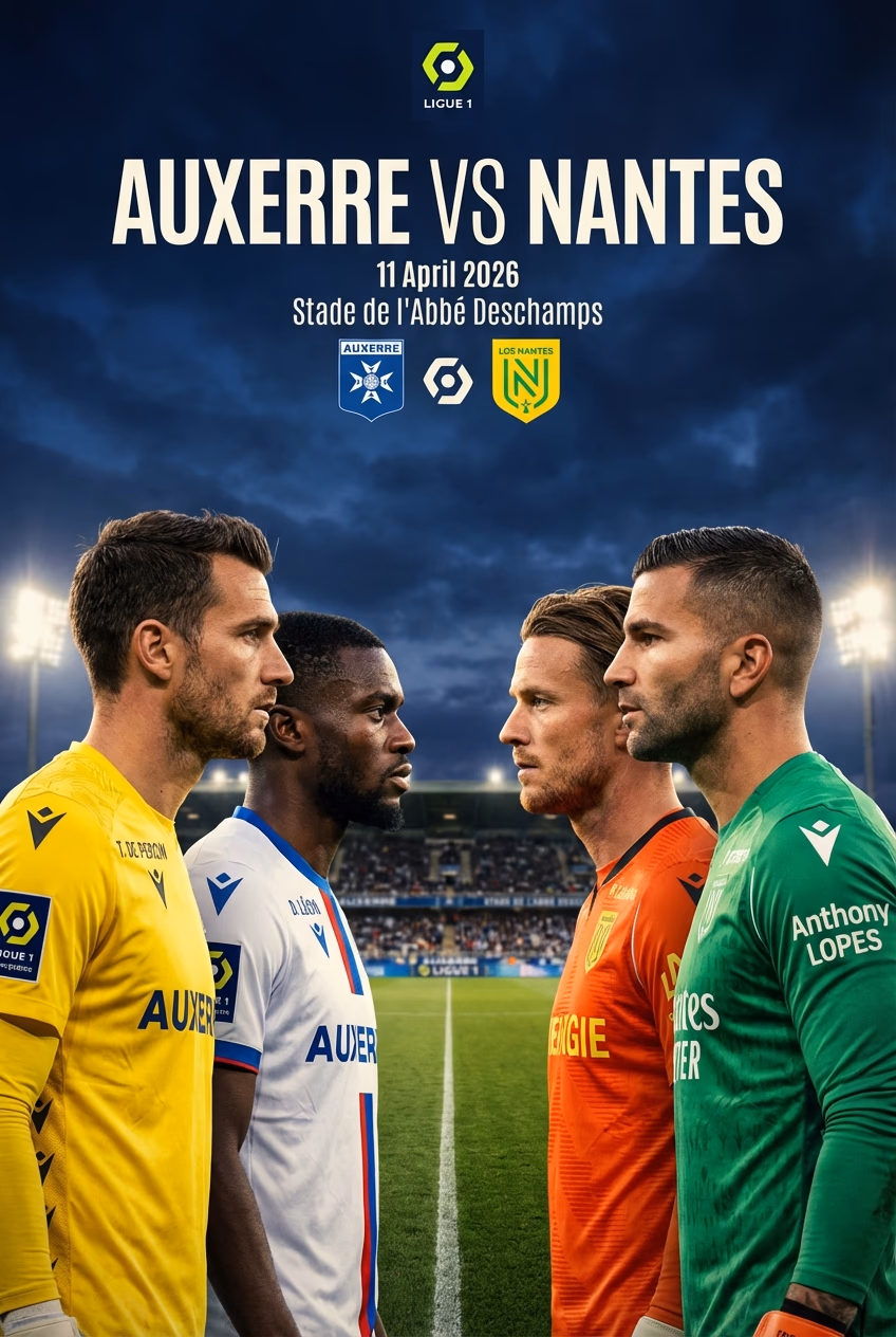 Sinayoko Leads Auxerre’s Survival Push as Nantes Chase Fading Playoff Hope