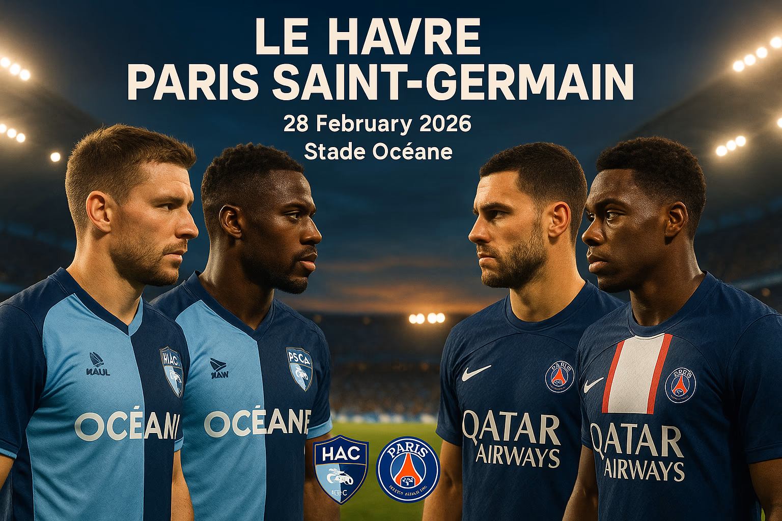 Stade Océane sous tension : Le Havre défend sa forteresse contre le PSG