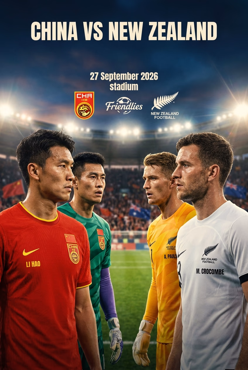 China vs New Zealand