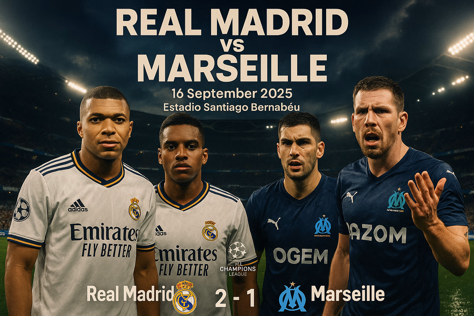 Real Madrid vs Marseille