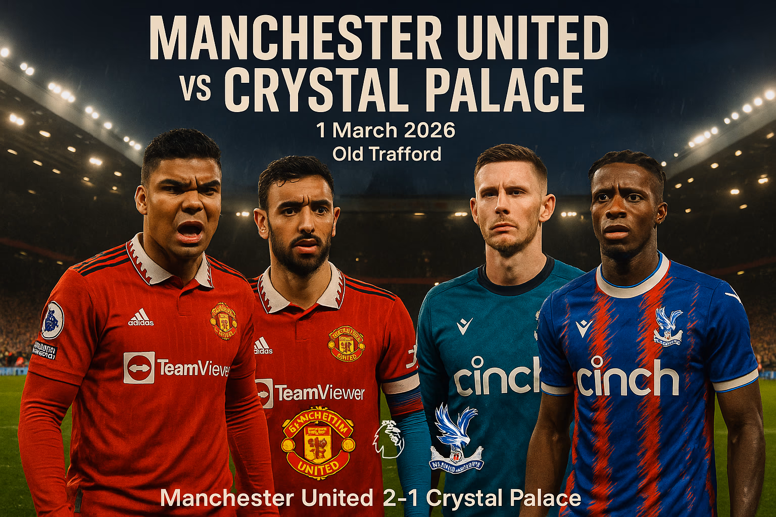 Old Trafford exhales as Fernandes’ nerve and Šeško’s finish preserve United’s top-four charge