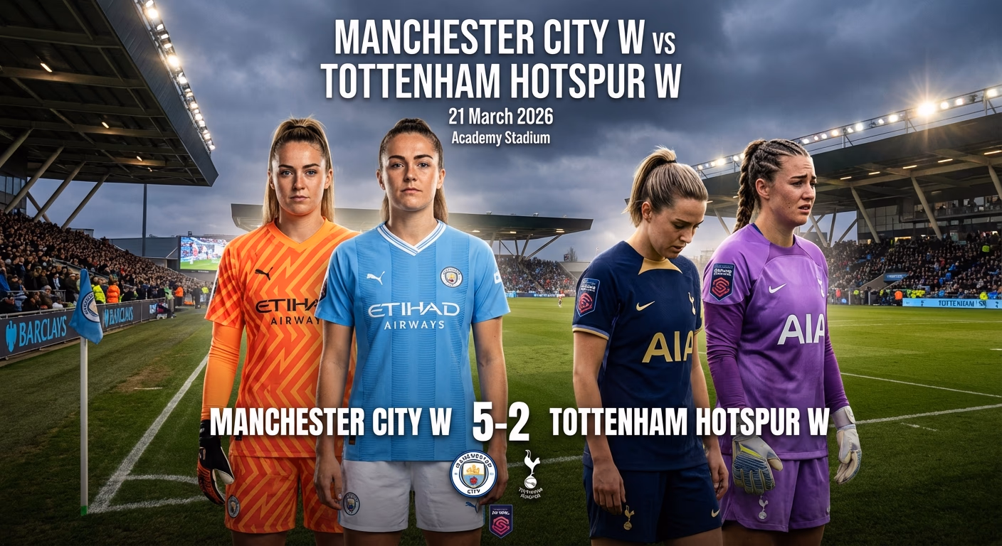 Manchester City W vs Tottenham Hotspur W