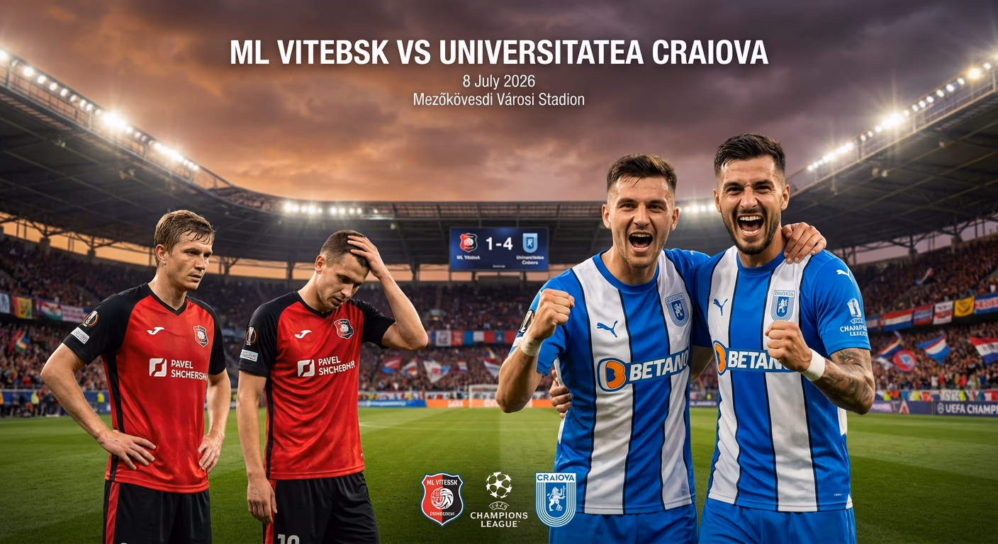 ML Vitebsk vs Universitatea Craiova