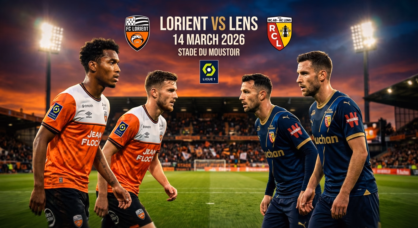 Lorient’s home streak meets Lens’ title push in Brittany showdown