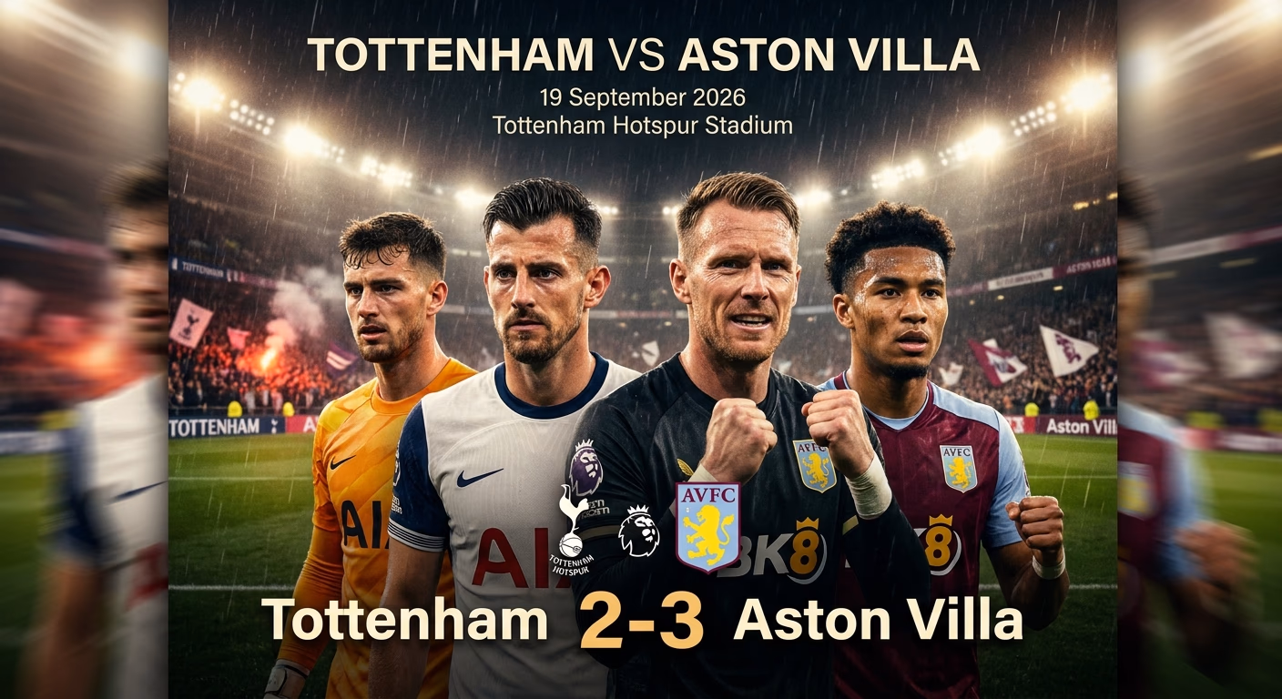 Manzambi Lidera Raid do Villa enquanto Crise do Tottenham Aprofunda